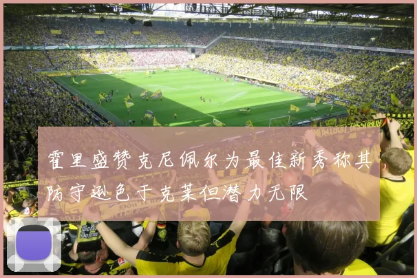 霍里盛赞克尼佩尔为最佳新秀称其防守逊色于克莱但潜力无限